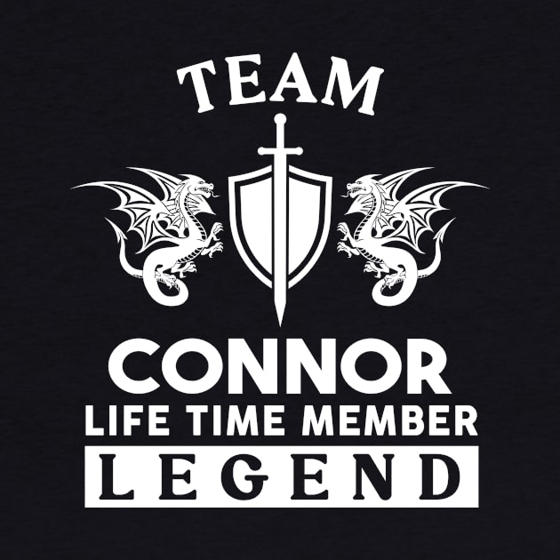 Connor Name T Shirt - Connor Life Time Member Legend Gift Item Tee by unendurableslemp118